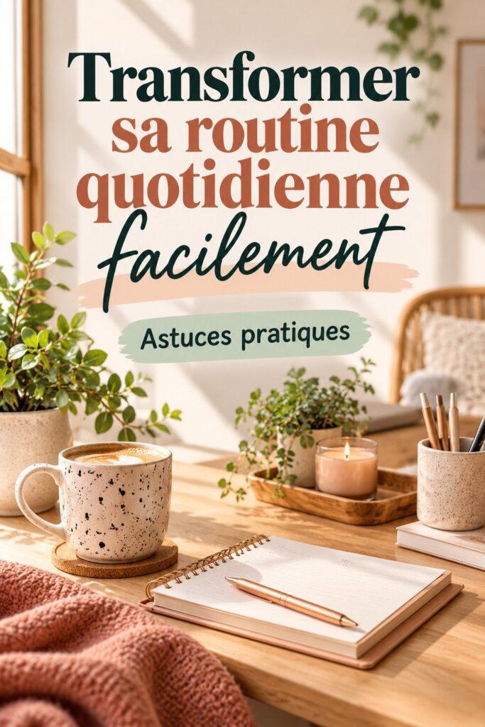 Une femme souriante au travail avec un planning organisé