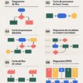 Une image illustrant différents types de cartes de processus pour la productivité.