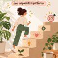 Femme prenant des notes pour construire ses habitudes
