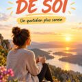 Image d'une femme méditant dans un espace serein, symbolisant l'amélioration personnelle et le bien-être.