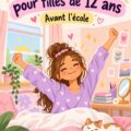 Fille adolescente en train de suivre une routine matinale apaisante dans sa chambre.