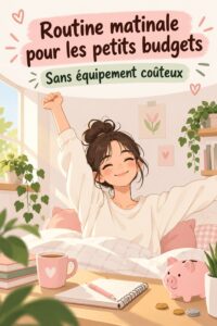 Femme souriante dans une cuisine accueillante en train de préparer son petit déjeuner matinal