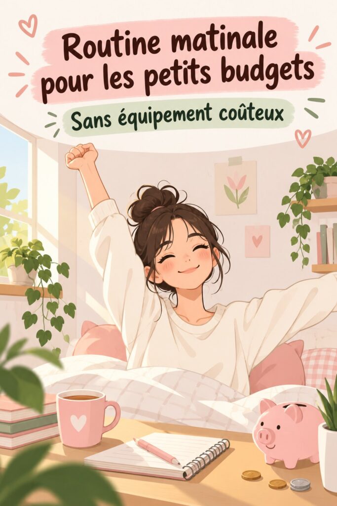 Femme souriante dans une cuisine accueillante en train de préparer son petit déjeuner matinal